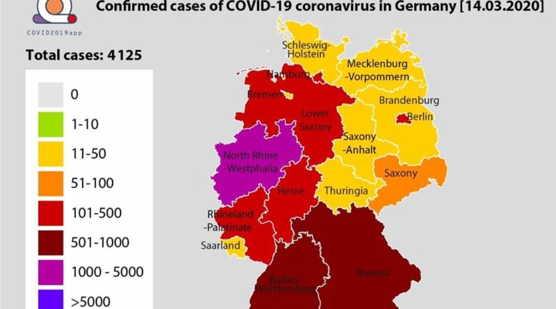 Novel Coronavirus COVID - 19 in Germany