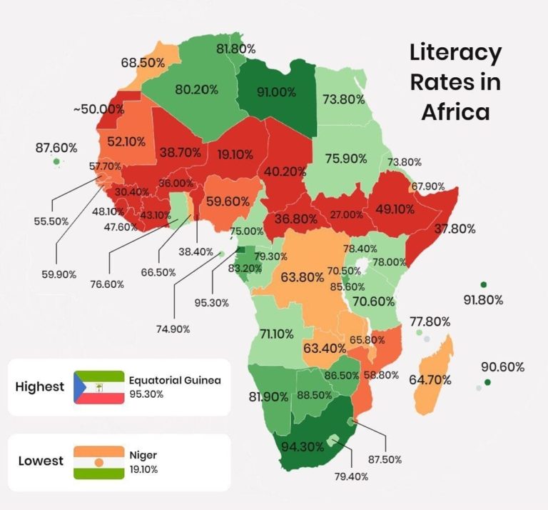 Literacy Rates in Africa