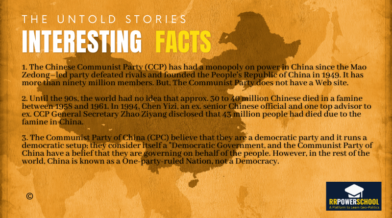The Untold Stories, Facts about CCP CPC