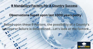9 Mandatory Factors For A Country Success
